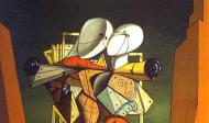 Das Bild zeigt das Gemälde "Hector und Andromache" von Giorgio De Chirico Unzeitgemäße Romantik?