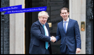 Das Foto zeigt Boris Johnson und Sebastian Kurz Der neue alte Radikalismus der Konservativen