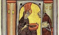 Das Frontispiz zeigt Hildegard von Bingen Mission Impossible: Hildegard von Bingen