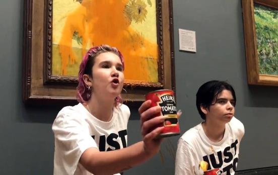 Warum greifen Umweltaktivisten Gemälde in Museen an?