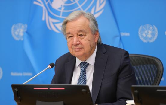 Das Foto zeigt António Guterres